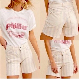 Anthropologie Pilcro Stiped Shorts